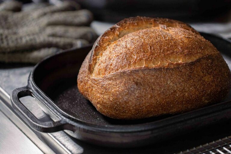 Bröd tillagat i en friterare