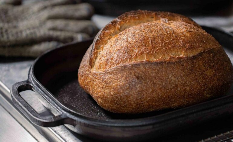 Bröd tillagat i en friterare