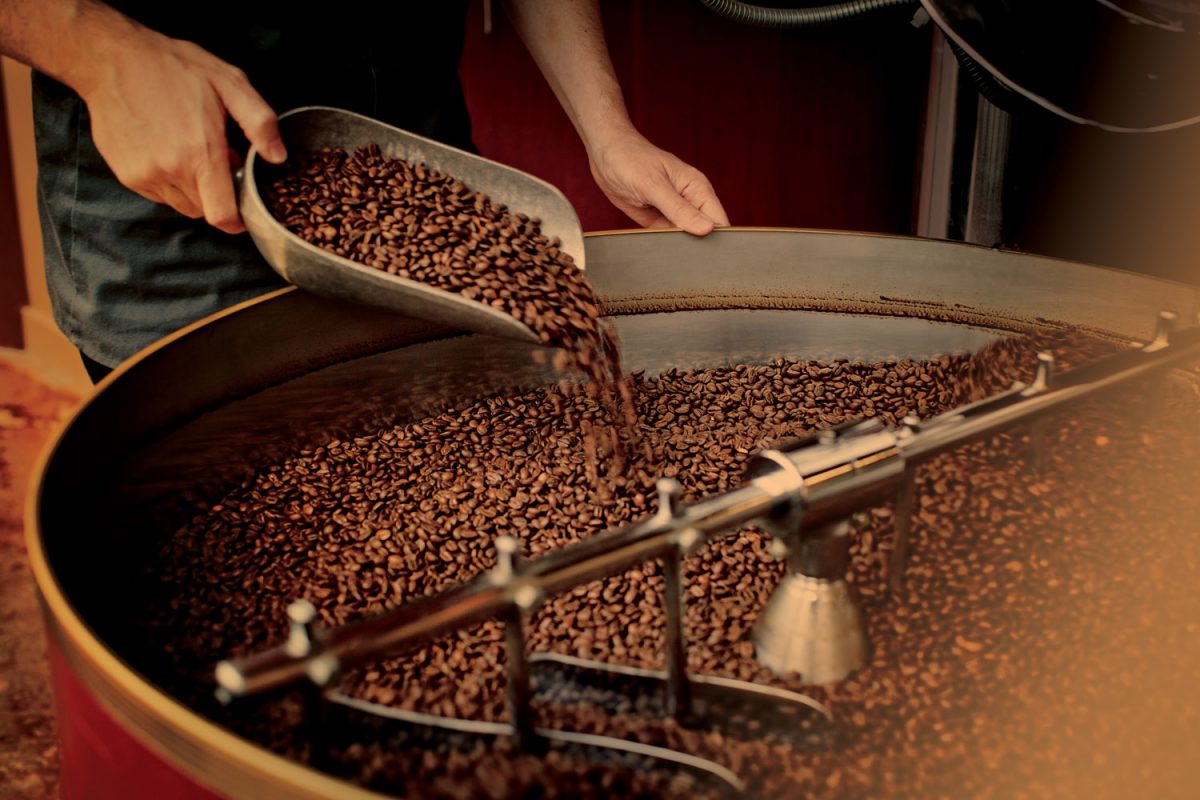 rostning av kaffebönor