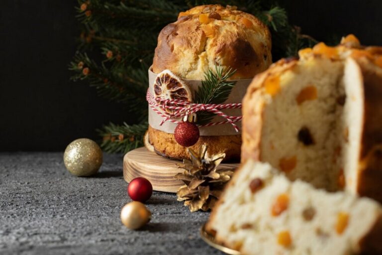 panettone på julbordet
